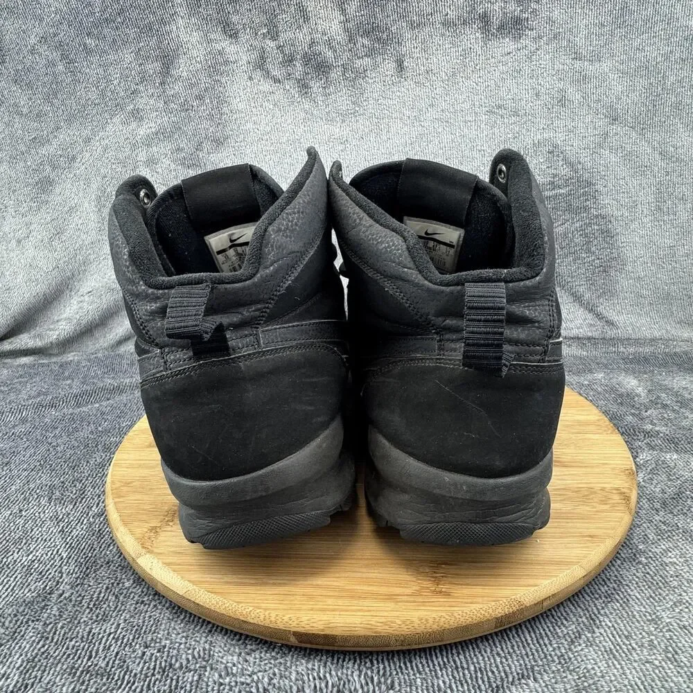 Nike Manoa ACG Boots Mens Size 13 Black Leather Combat Hiking Outdoor 844358-003